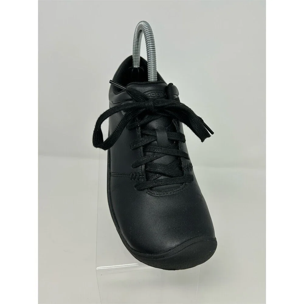 KEEN Utility PTC Oxford Womens Work Shoes Black Slip Resistant Lace Up Size 6.5